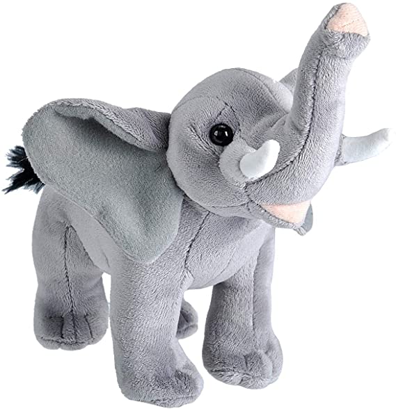 Wild Republic Wild Calls Elephant Plush, Stuffed Animal, Plush Toy, Kids Gifts, 8 inches