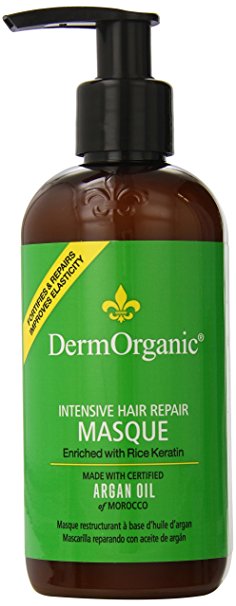 DermOrganic Intensive Hair Repair Deep Masque with Argan Oil, 8.5 fl.oz.