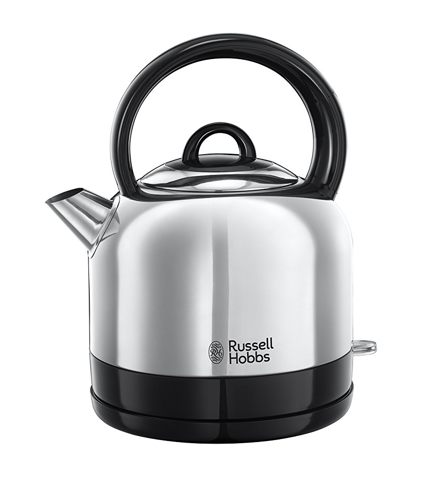 Russell Hobbs Stainless Steel Dome Kettle, 1.5 Litre, 3000 Watt