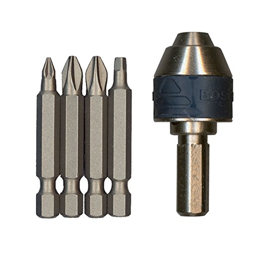 Bosch CC2100 5-Piece Chuck Adapter and Bits