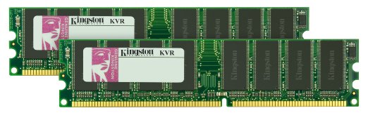 Kingston 2GB KIT 400MHZ DDR PC3200 (KVR400X64C3AK2/2G) (2 x 1 GB)