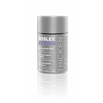 Bosley Professional Strength Hair Thickening Fibers, Gray, 0.42 Ounce