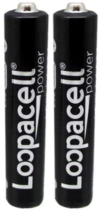 Loopacell AAAA Batteries, 1.5V Alkaline AAAA Battery (2 Pack)