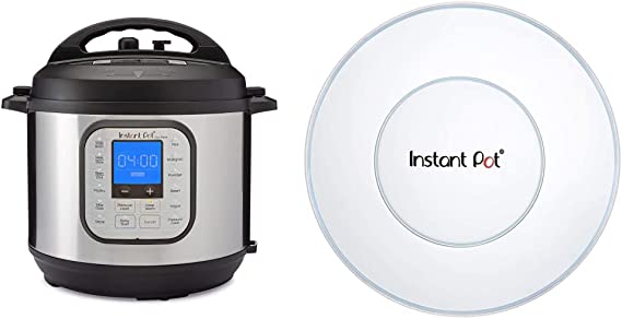 Instant Pot Duo Nova 7-in-1 Smart Cooker, 7.6L - Slow Cooker, Rice Cooker, Sauté Pan, Yoghurt Maker, Steamer and Food Warmer & Silicone Cover for 7.6 Litre Pot