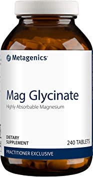 Metagenics Mag Glycinate™ – Magnesium Glycinate – Highly Absorbable Magnesium Supplement | 240 servings