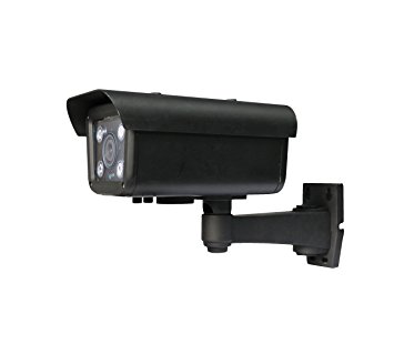 Cop Security 10-SU34HE 1080P HD Varifocal Lens Weather Resistant License Plate Capture Bullet Camera (Black)