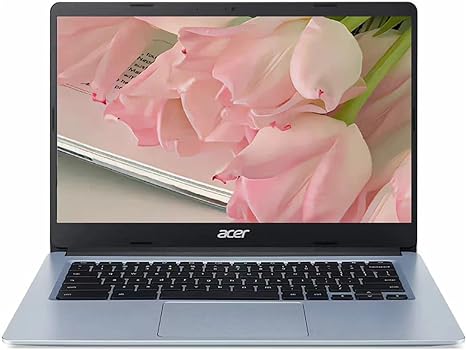 acer Chromebook 314, 14" HD (1366x768) Touch Laptop, Intel Celeron N4000 Processor up to 1.10 GHz, 4GB DDR4 RAM, 64GB SSD, Webcam, Bluetooth, WiFi, Chrome OS, Silver, EAT Mouse Pad