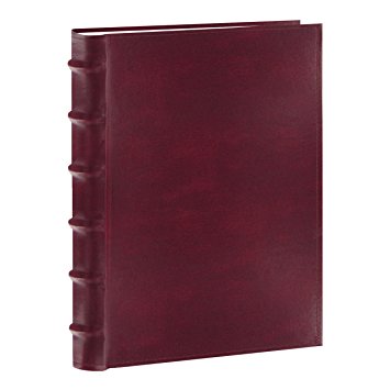 Pioneer Photo Albums 300-Pocket European Bonded Leather Photo Album for 4 by 6-Inch Prints, Burgundy