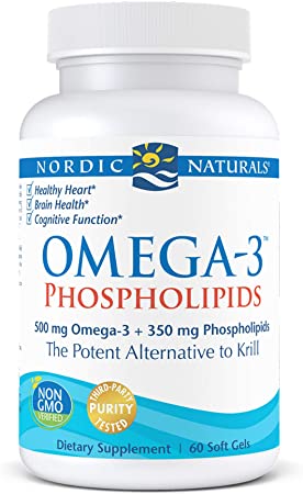 Nordic Naturals Omega-3 Phospholipids 60 Softgels