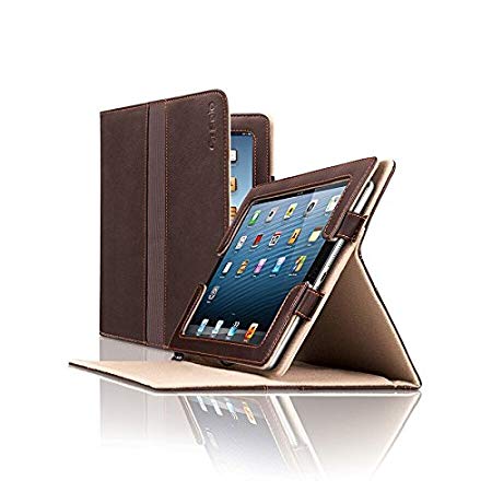 Solo Premium Leather Ascent Case for iPad , Espresso, VTA210-3