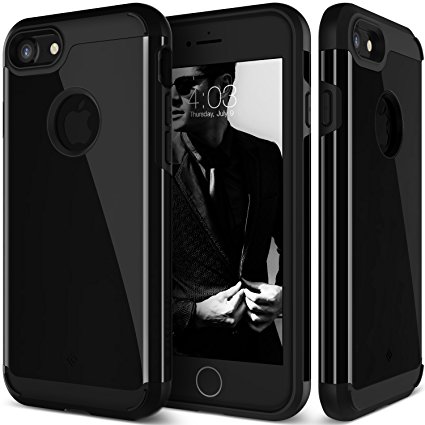iPhone 7 Case, Caseology [Titan Series] Heavy Duty Protection Defense Shield [Jet Black] [Elite Armor] for Apple iPhone 7 (2016)