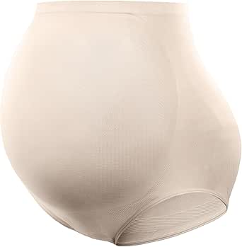 HOFISH Maternity Support Underwear for Women No Show Seamless Pregnancy Compression Shapewear Over Bump