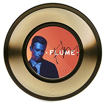 Flume - Australian Electronic Musician - Autographed 7 Inch Gold Record