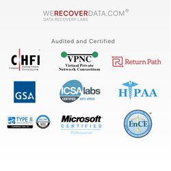 WeRecoverData.com Data Recovery Labs - Los Angeles