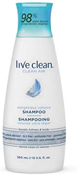 Live Clean Clean Air Weightless Volume Shampoo, 350 mL