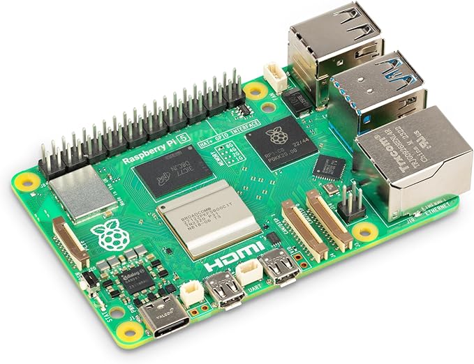 Raspberry Pi 5 8GB 2023 - Newest 2.4 GHz 64-bit Quad Core ARM Processor, Dual-Band 802.11ac Wi-Fi, Bluetooth 5.0