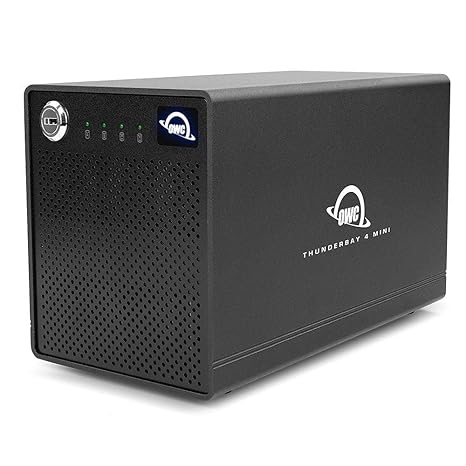 OWC ThunderBay 4 Mini RAID 5 Edition 4TB SSD 4-Bay External Drive w/ Thunderbolt3 Ports