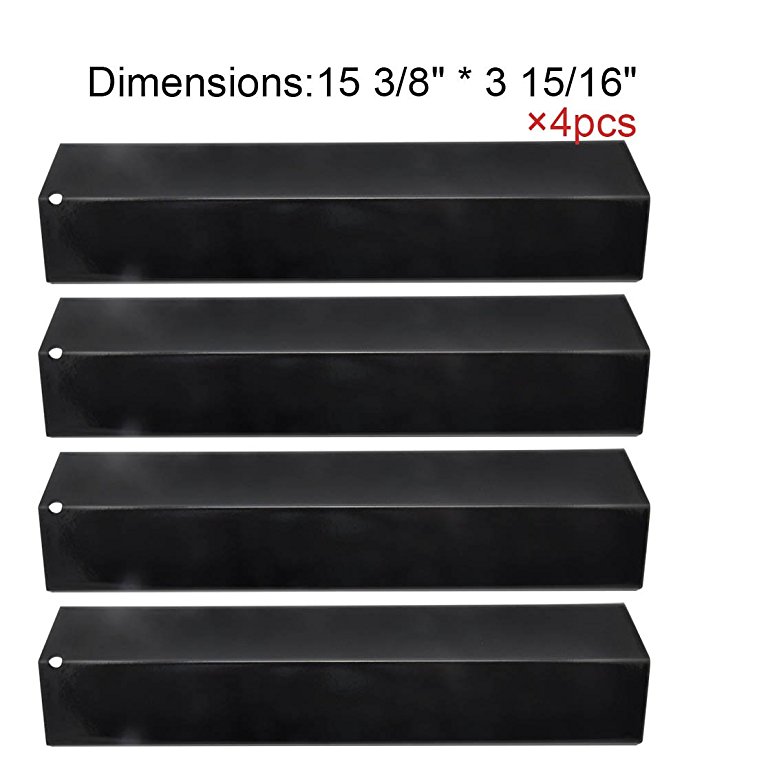BBQ Mart PP2311 (4-pack) Porcelain Steel Heat Plate for Aussie, Brinkmann, Uniflame, Charmglow, Grill King, Lowes Model Grills