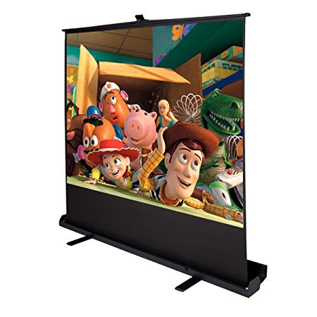 Goplus 100" Inch 4:3 Portable Pull up Floor Projector Projection Screen W/aluminium Case