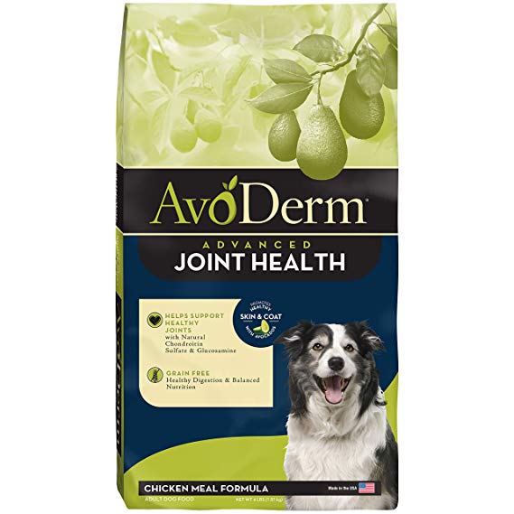 Avoderm Natural Dry Dog Food Joint Health Chicken Meal Recipe