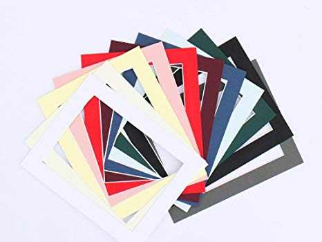 Frame Company Pack of 10 Passe-partouts 60 x 60 para foto de tamaño 40 x 40 cm white