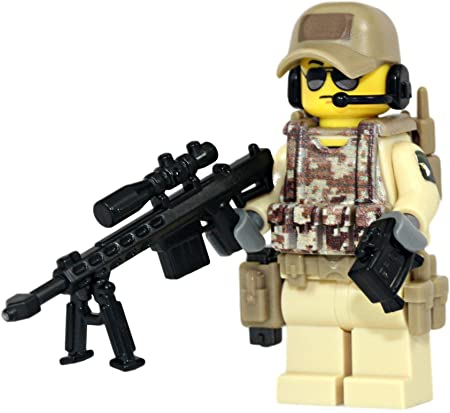 Army Airborne Ranger Sniper - Modern Brick Warfare Custom Minifigure