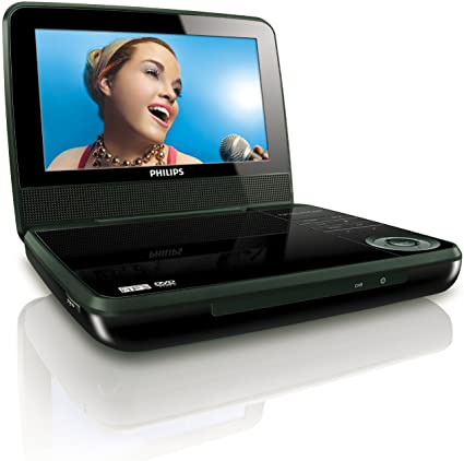 Philips PET741B/37 Portable DVD Player with 7-Inch LCD, Black (2009 Model)