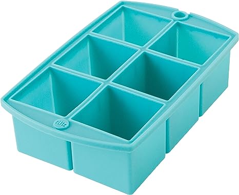 Tulz 37096 Mega Ice Block Tray, Silicone, Teal