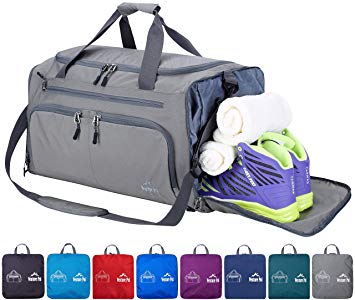 Venture Pal 24" Large Packable Sports Gym Bag with Wet Pocket & Shoes Compartment Travel Luggage Duffel Bag for men and Women