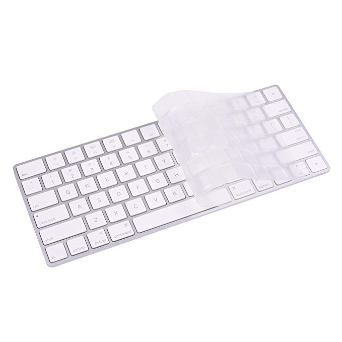 COSMOS Ultra Thin Clear Soft Keyboard Cover Skin Protector for Apple Magic Keyboard (MLA22LL/A)