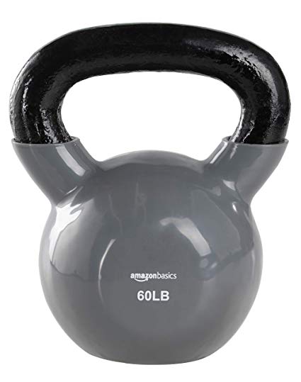 AmazonBasics Vinyl Kettlebell