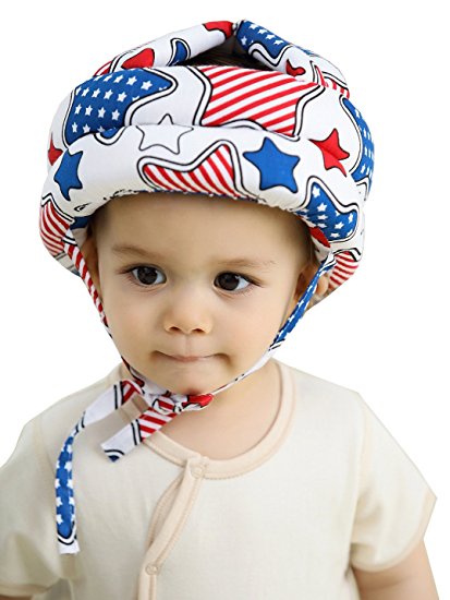 Infant, Toddler & Baby Child No Bumps Safety Protective Hat