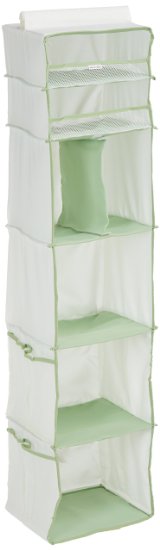 Munchkin 6 Shelf Closet Organizer CreamGreen