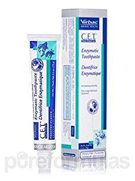 3 Pack C.e.t. Enzymatic Toothpaste - Poultry Flavor - 2.5 Oz (70 Grams)