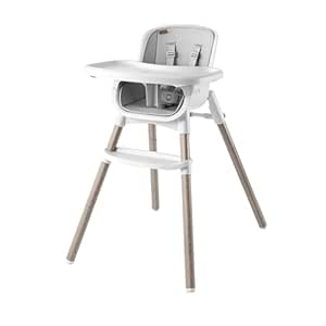 Chicco Zest™ LE 4-in-1 Folding High Chair, Feeding Chair, Toddler Chair and Youth Stool, Multi-Use Easy Clean High Chair | Crema/White