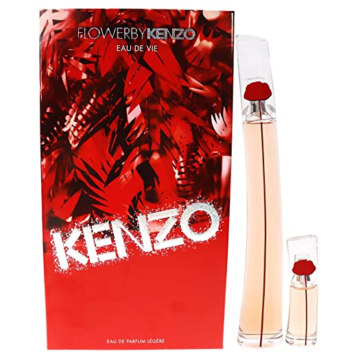 Kenzo Flower Eau De Vie Legere Women 2 Pc Gift Set 3.3oz EDP Spray, 0.5oz EDP Spray