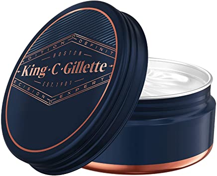 Gillette King C Beard Grooming Balm for Men with Cocoa Butter, Argan Oil & Shea Butter, 100 ml