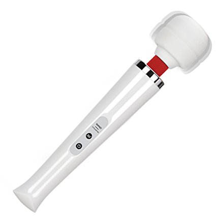 Tracy's Dog Handheld Wand Massager with Ten Powerful Modes, White