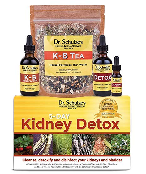 Dr. Schulze’s | 5-Day Kidney Detox | Natural UTI Remedy | Cleanses & Disinfects Bladder | Herbal Dietary Supplement | Weight Loss Aid | Dissolve Deposits & Kidney Stones | Support Urinary Tract Health