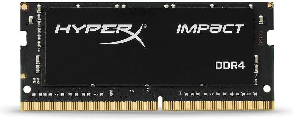 HyperX Kingston 16GB 2400MHZ DDR4 Non-ECC CL14 SODIMM Impact (HX424S14IB/16), Black