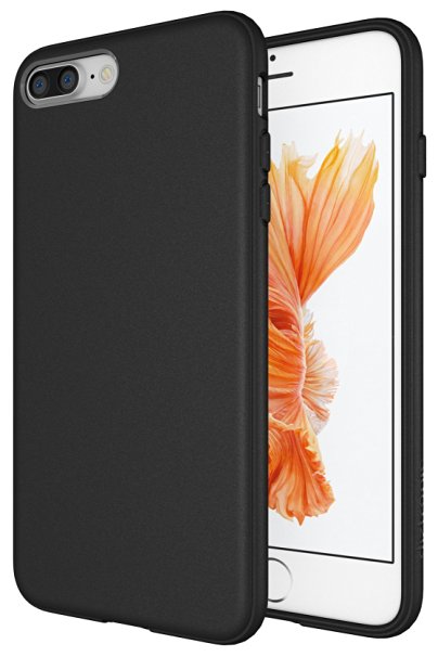 iPhone 7 Plus Case, Diztronic Full Matte Soft Touch Slim-Fit Flexible TPU Case for Apple iPhone 7 Plus (Matte Black)