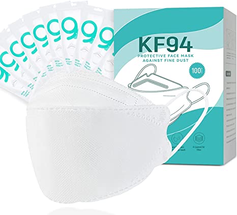 Adult Disposable Face Masks with Nose Clip, Breathable & Adjustable Dust Masks for Men & Women