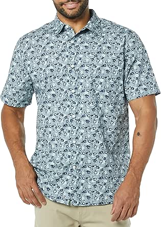 Amazon Essentials Men's Slim-Fit Short-Sleeve Poplin Shirt