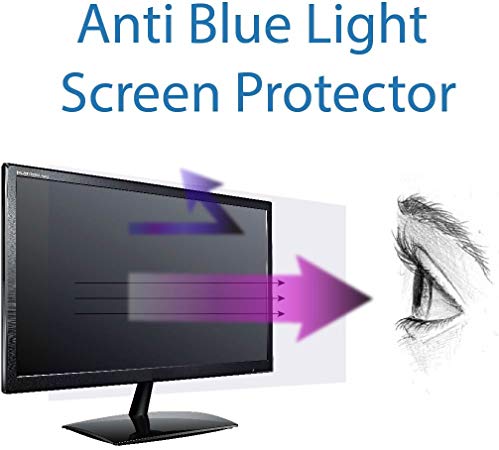 Anti Blue Light Screen Protector (3 Pack) 21.5 Inches Widescreen Desktop Monitor. Filter Out Blue Light Relieve Computer Eye Strain to Help You Sleep Better