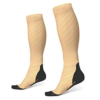 Fiream Mens and womens compression socks 20-30 mmHg – Best Graduated Athletic, Running, Travel, Nurse compression socks