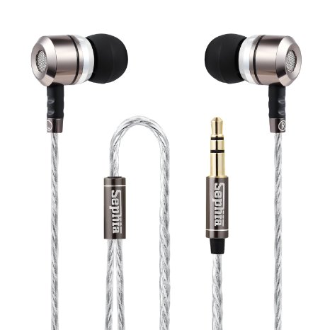 Sephia SP3060 Noise Isolating in-ear Earphones Headphones HEAVY DEEP BASS for iPhone iPad iPod Samsung Galaxy MP3 Players Nokia HTC Nexus BlackBerry