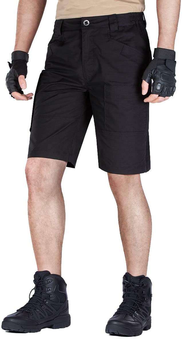 FREE SOLDIER Men's Tactical Cargo Shorts Relaxed Fit Water Resistant Work Hiking Shorts