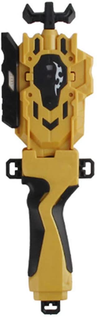 Bey Papidity Blade Burst Launcher Grip   Bey String Launcher LR (Left & Right Turning) Strong Battle Tools Compatible with String & Ripcord Launcher(Yellow)