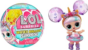 LOL Surprise Water Balloon Surprise Dolls with Collectible Doll, Water Balloon Hair, Glitter Balloons, 4 Ways to Play, Water Play, Reusable Water Balloons, Surprise Doll, Limited Edition Doll 4