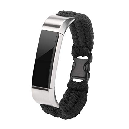 Freshzone Newest Nylon Rope Bracelet Watch Band for Fitbit Alta/Fitbit Alta HR